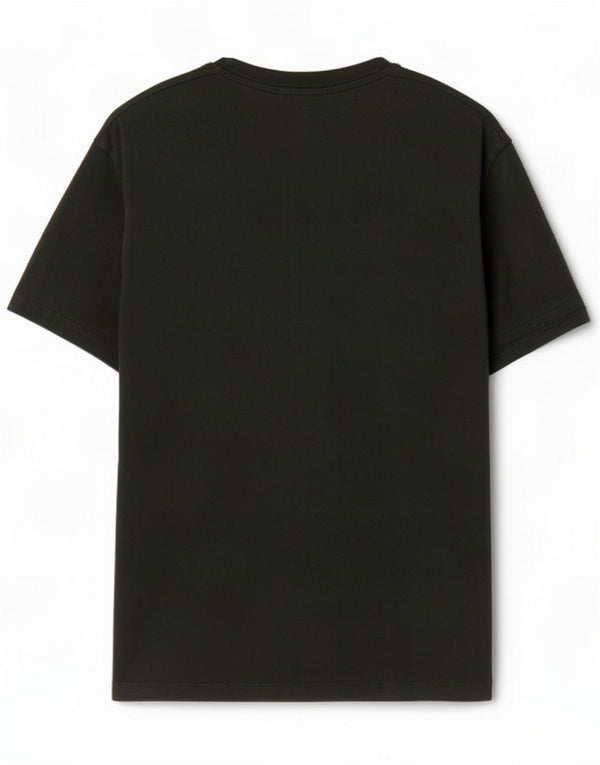 Emporio Armani grafisk T-shirt top til kvinder UK 16 Large Green