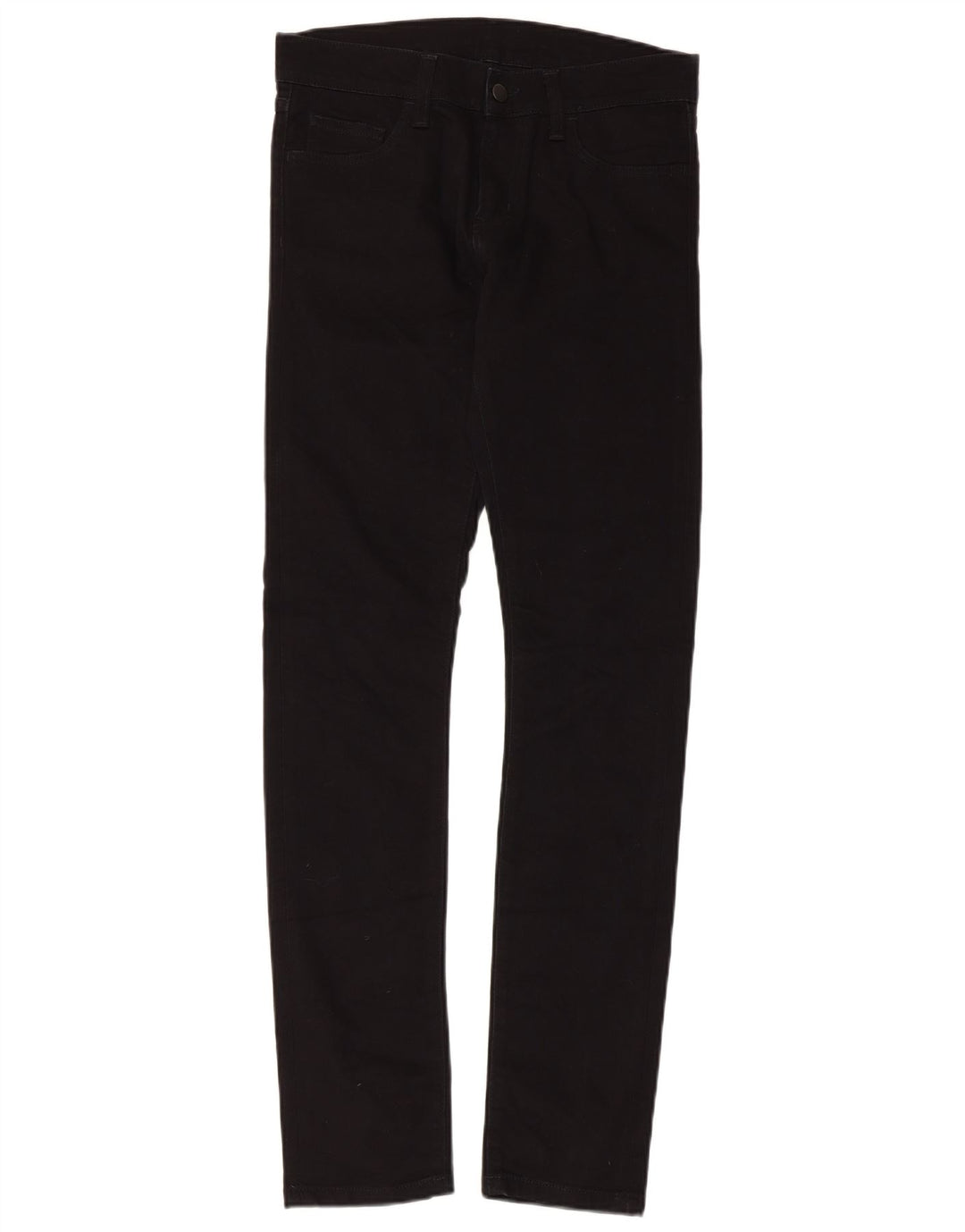 CARHARTT Dame Slim Jeans W28 L32 Sort Bomuld