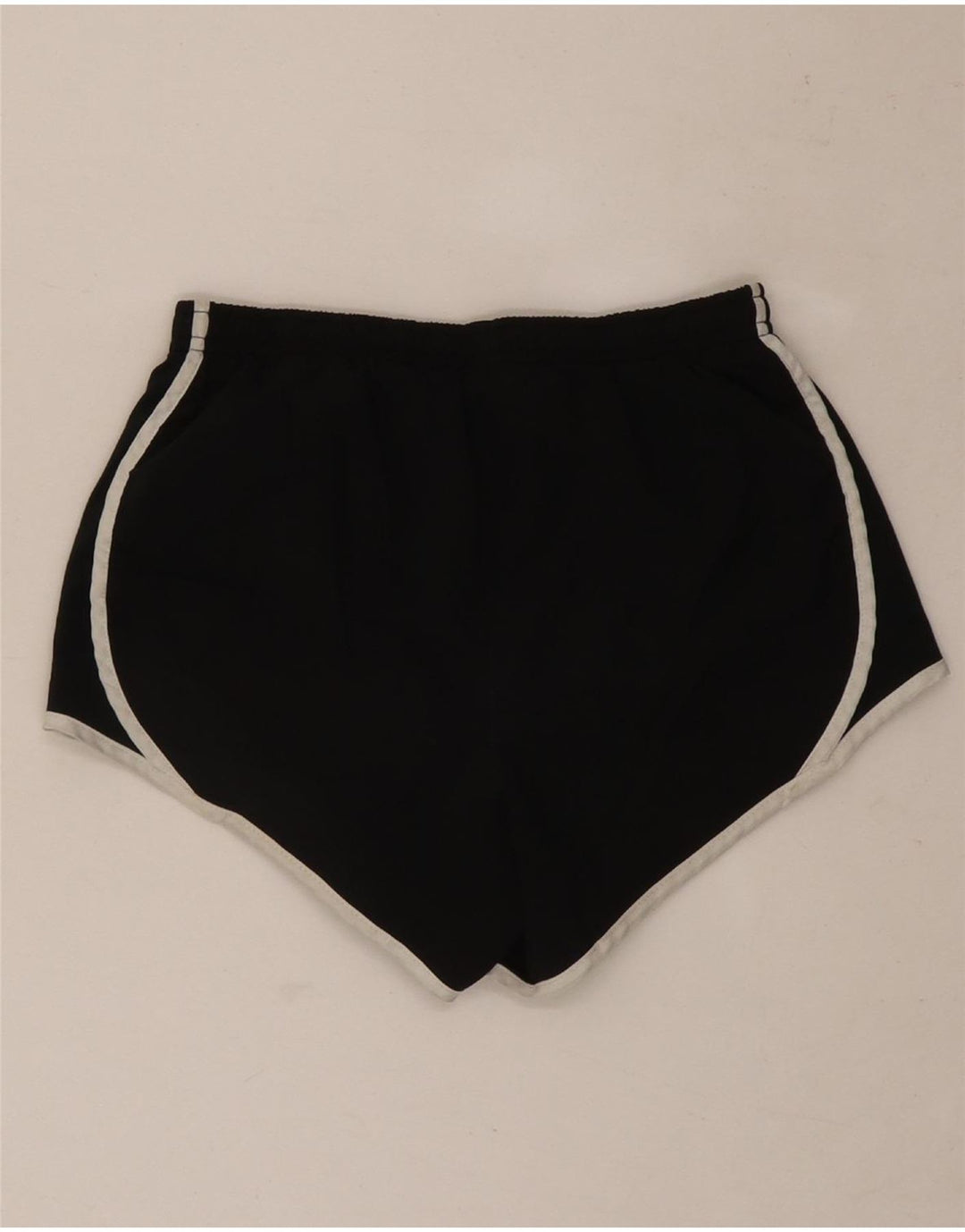 Nike Dame Dri Fit Sports Shorts UK 12 Medium Sort Polyester