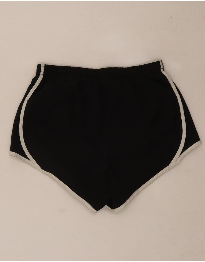 Nike Dame Dri Fit Sports Shorts UK 12 Medium Sort Polyester