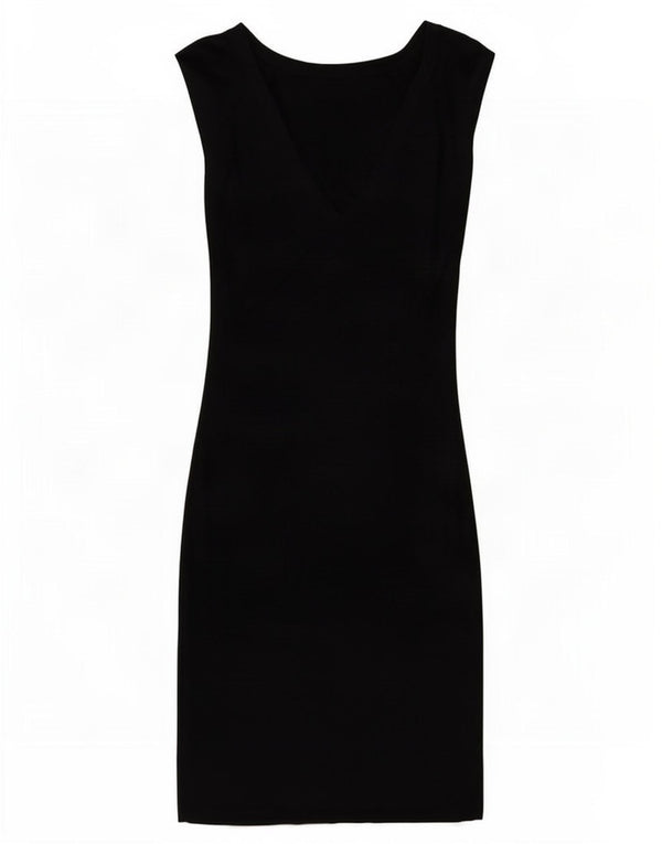Zara Womens Bodycon Dress UK 12 Medium Black