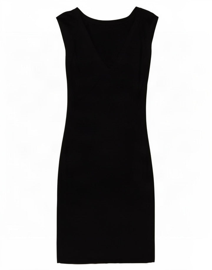 Zara Womens Bodycon Dress UK 12 Medium Black