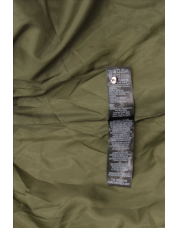 Marks & Spencer Dame Hætte Oversized Polstret Jakke UK 10 Lille Grøn