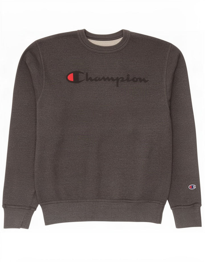 Champion Herre grafisk sweatshirt Jumper lille grå bomuld