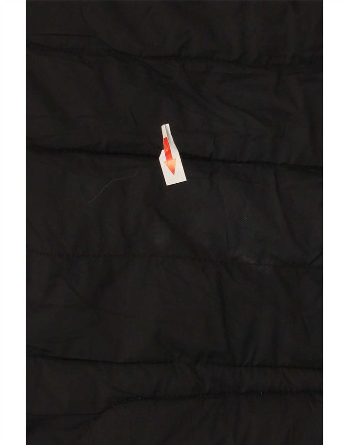 Gap polstret jakke til kvinder UK 16 Stor sort nylon
