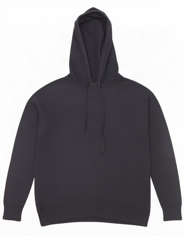 Marks & Spencer Dame Hættetrøje UK 14 Medium Navy Blue Akryl