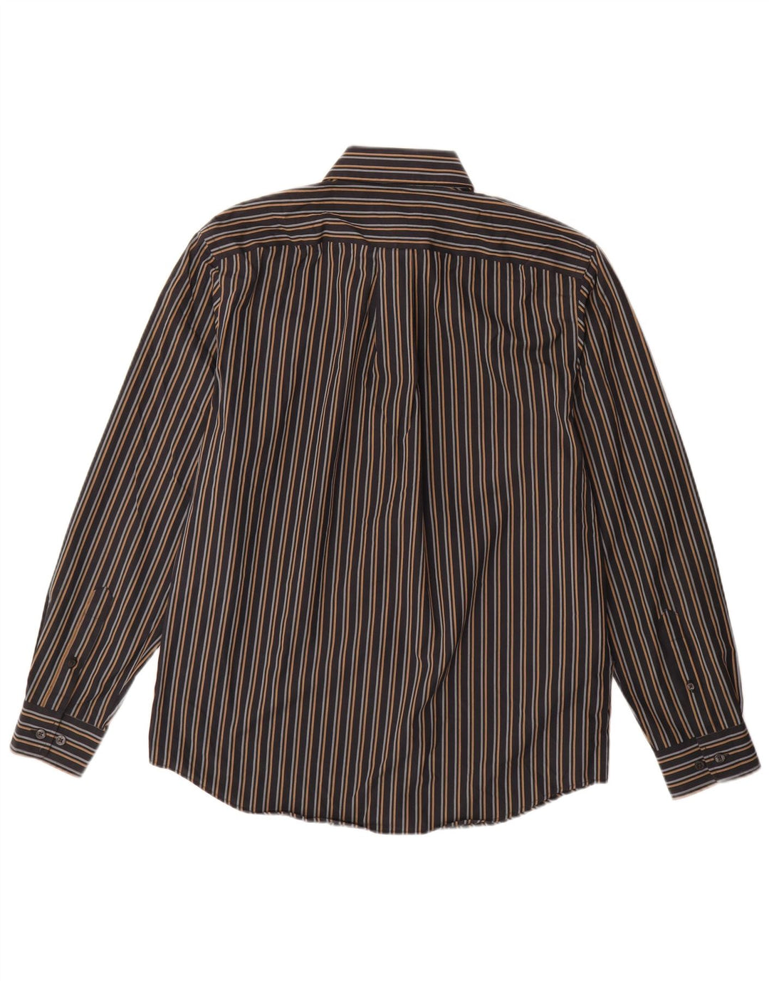 EDDIE BAUER Herreskjorte lille marineblå nålestribet bomuld