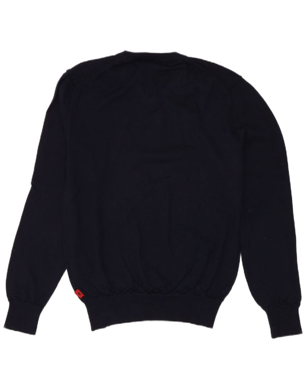 Kappa Dame V-hals sweater UK 12 Mellem marineblå Merinould