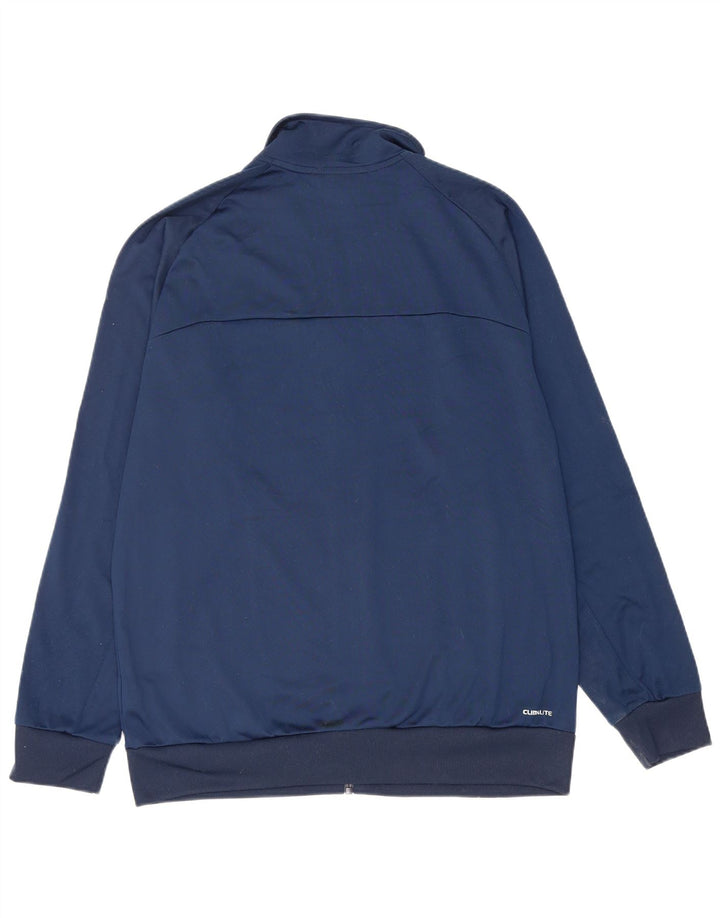 Adidas Træningsdragt til mænd Topjakke UK 42/44 Stor marineblå polyester