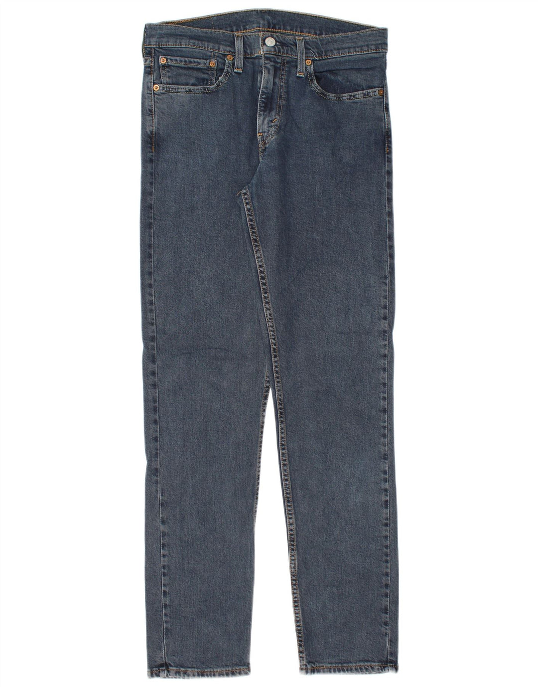 LEVI'S Herre 511 Slim Jeans W31 L32 Blå Bomuld