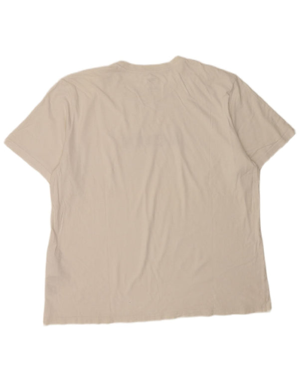 Levi's Herre grafisk T-shirt top XL hvid bomuld