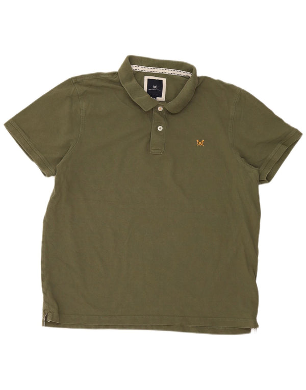 Crew Clothing Herre Polo Shirt 2XL Khaki Bomuld