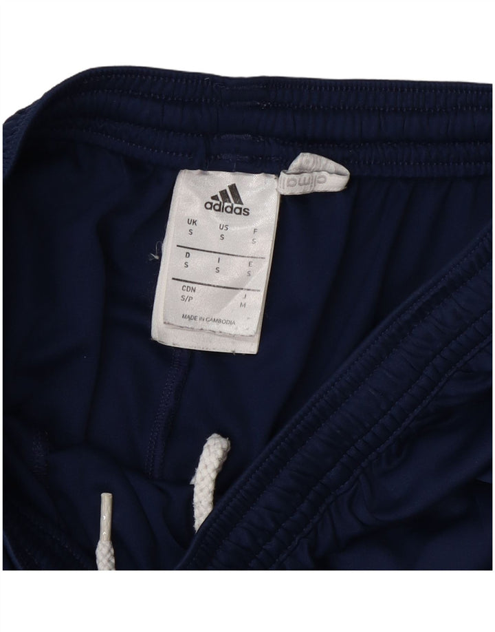 Adidas Herre Climalite Sportshorts Small Navy Blue Colourblock Polyester