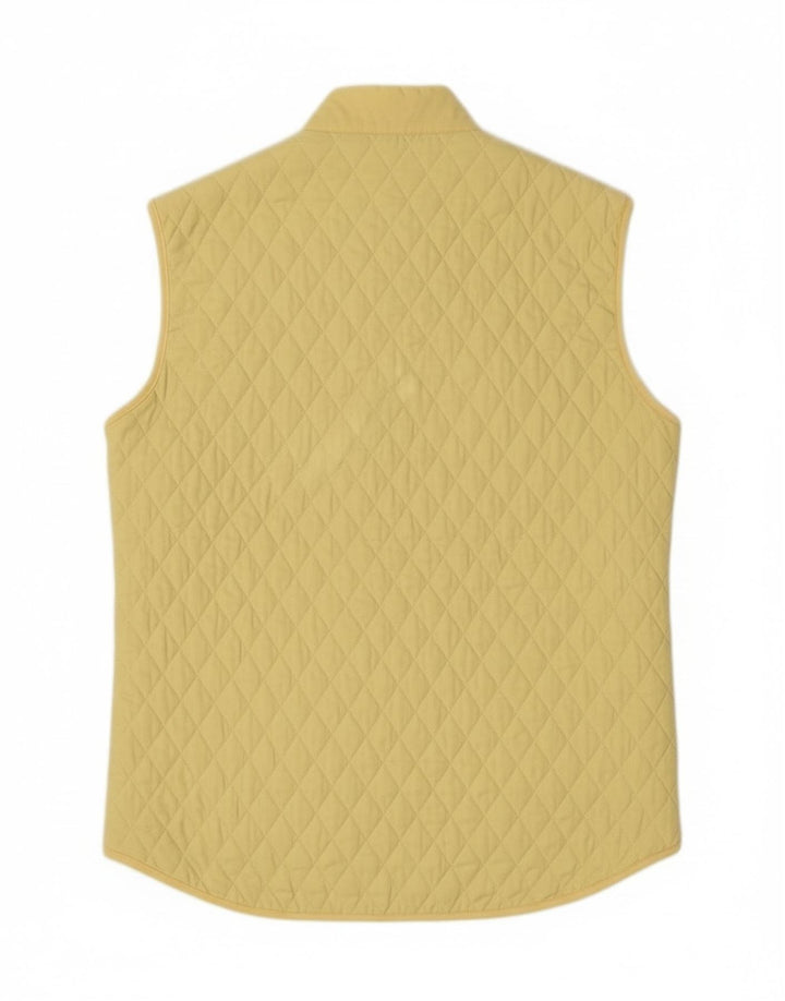 Conte of Florence Quilted Gilet IT 40, lille gul polyester