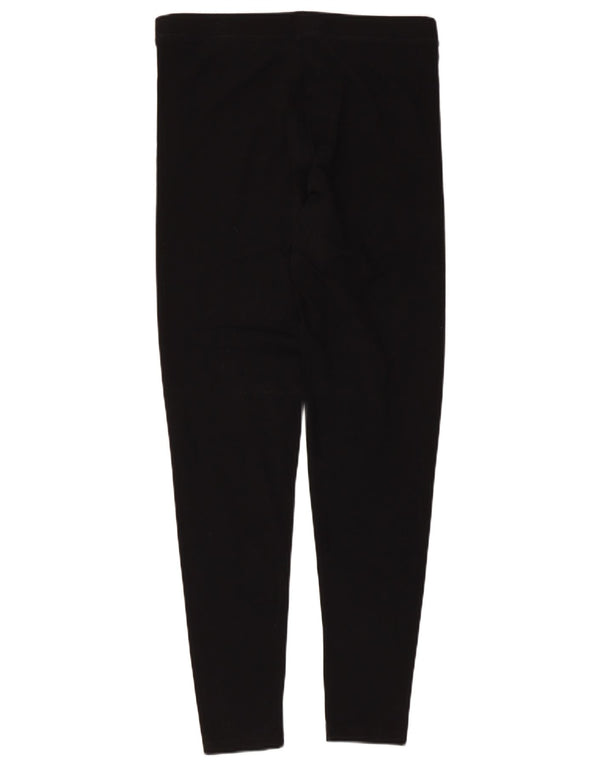 Marks & Spencer Dame Leggings UK 12 Medium Sort Bomuld