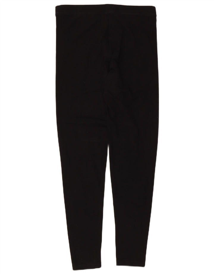 Marks & Spencer Dame Leggings UK 12 Medium Sort Bomuld