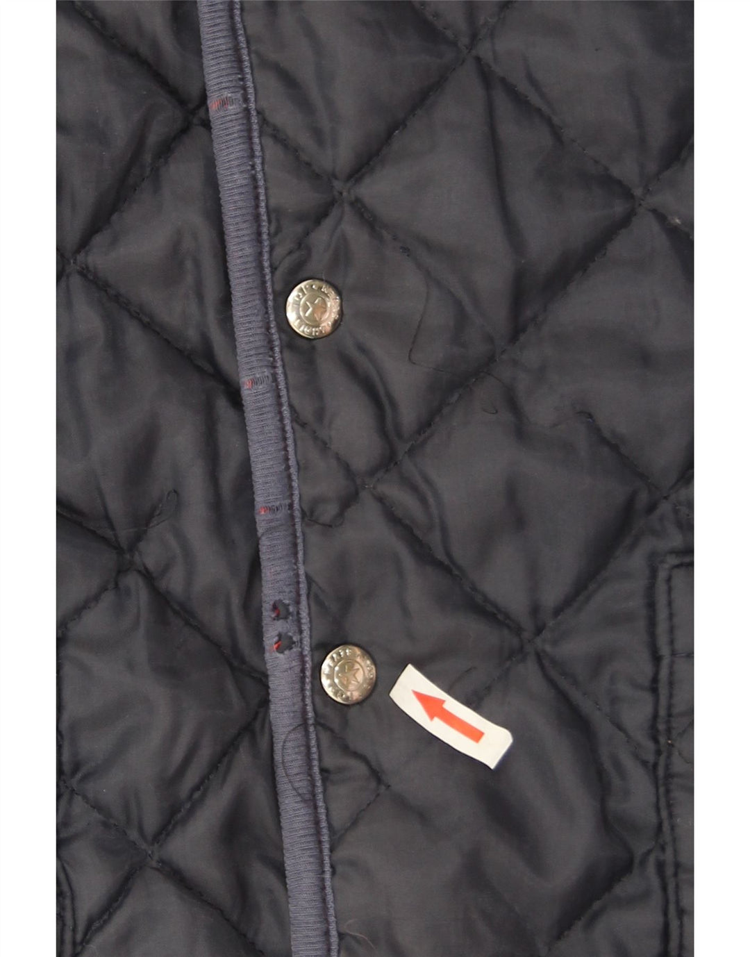 Vintage Herre Vendbar Gilet UK 38 Medium Rød Geometrisk