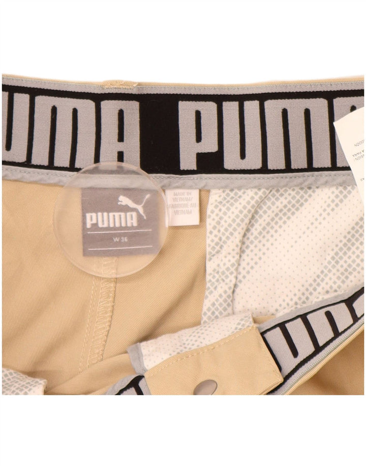PUMA Chino Shorts til mænd W36 Large Beige Polyester