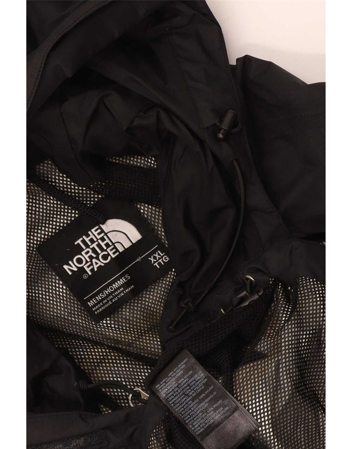 The North Face Regnjakke med hætte til kvinder UK 44 2XL Sort Polyester