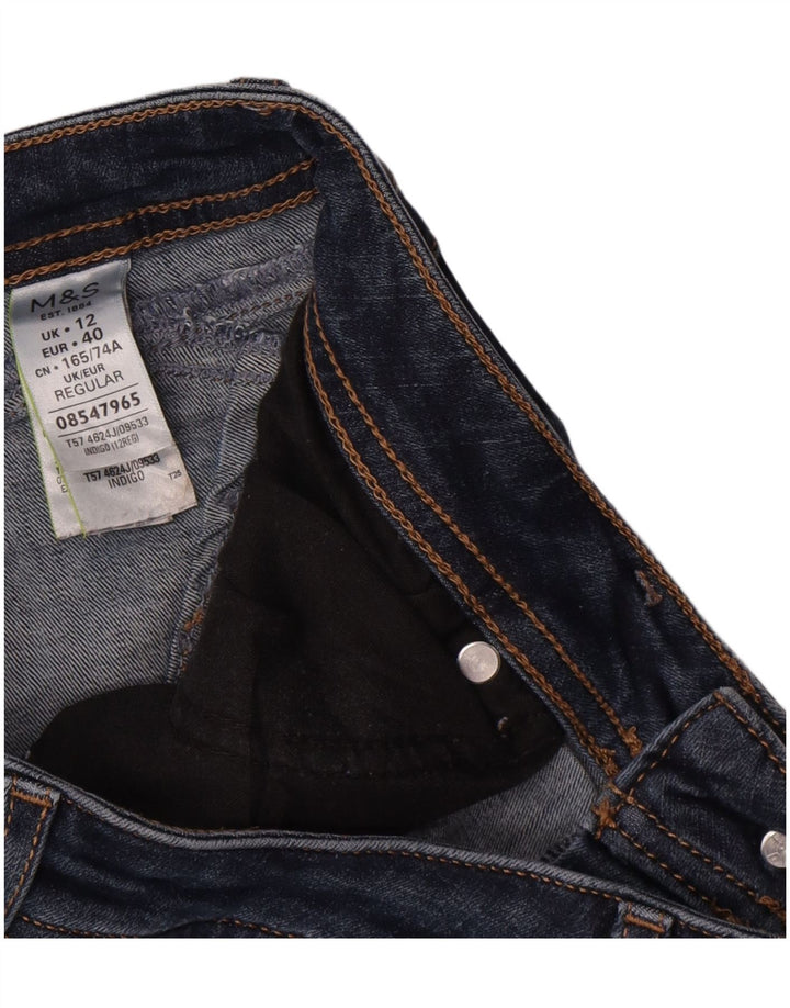 Marks & Spencer Dame Per Una Slim Jeans UK 12 Medium W32 L30 Navy Blue