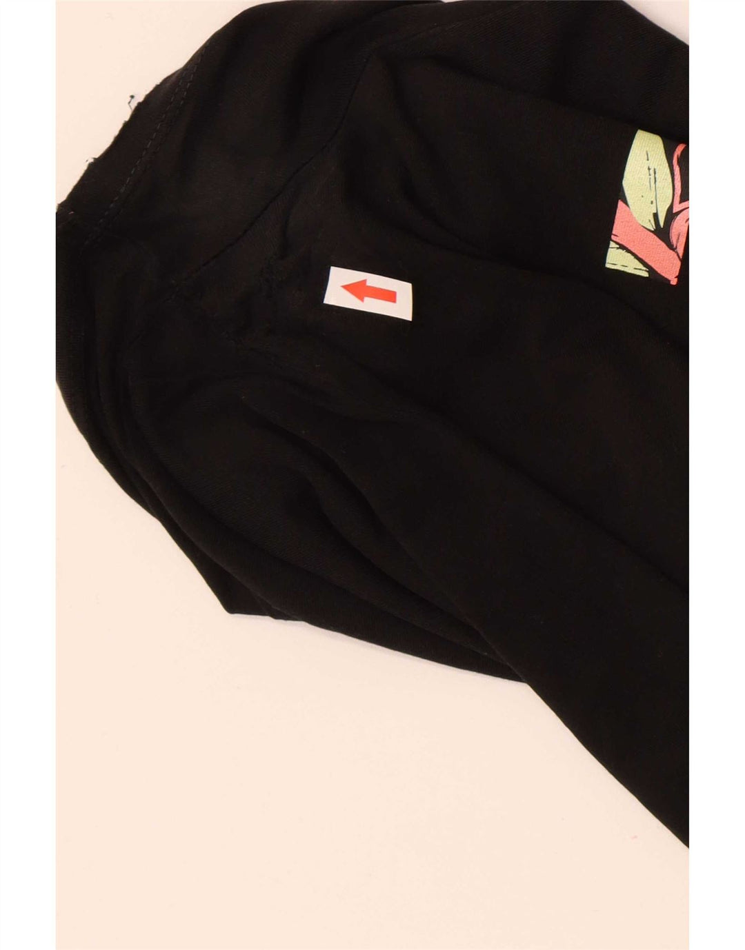 Puma Grafisk T-Shirt Top til kvinder DK 16 Stor Sort