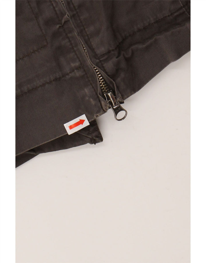 BENCH Dame Bomber Jacket UK 10 Small Brown Bomuld