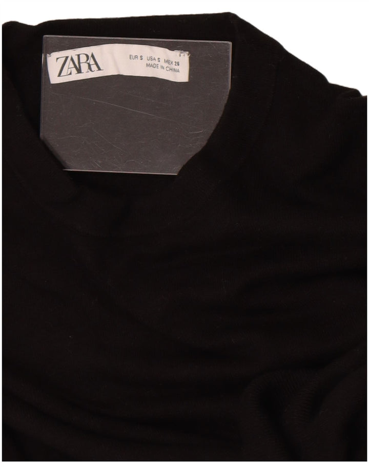Zara Dame sweater med rund hals DK 10 Lille sort