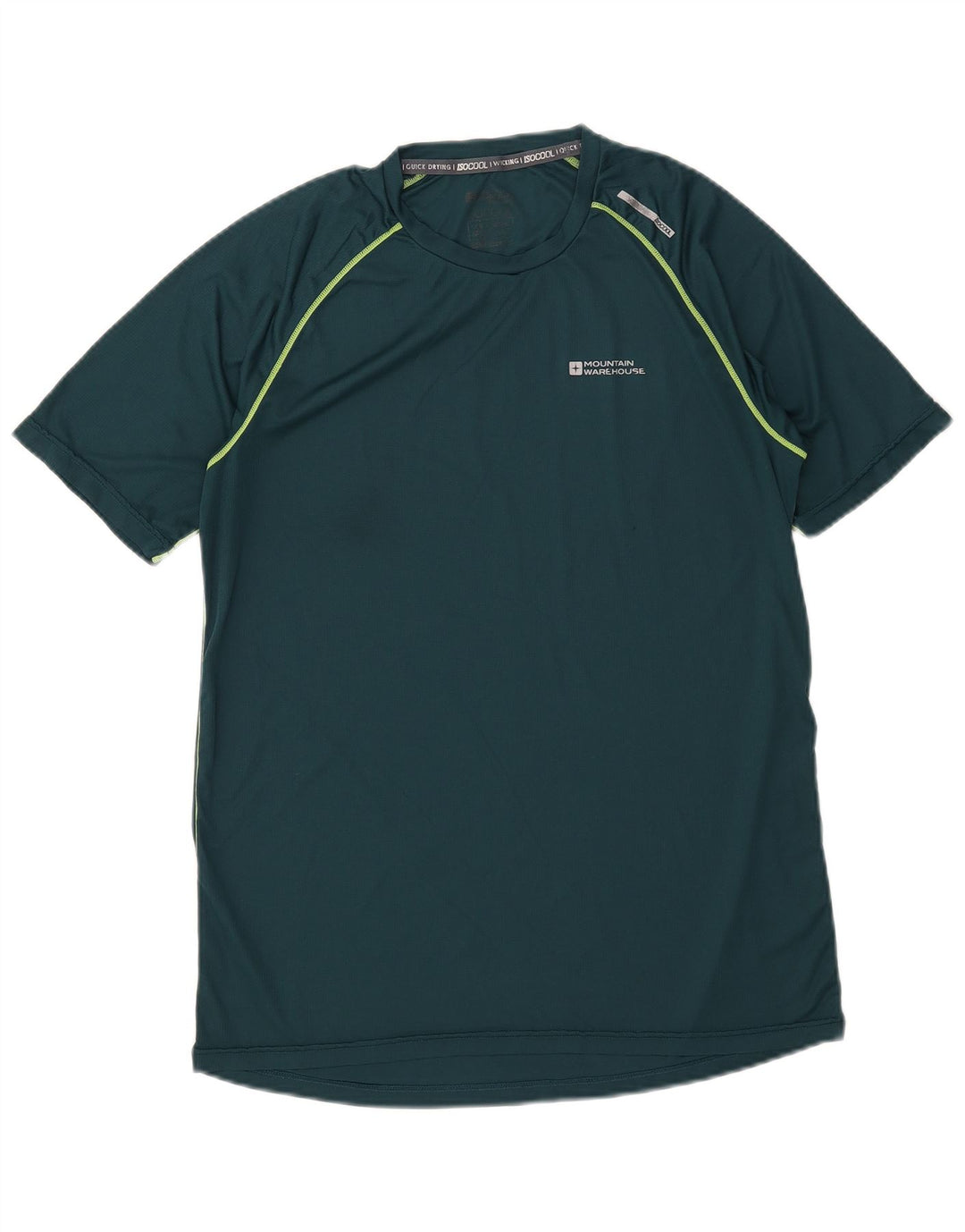 Mountain Warehouse Herre T-Shirt Top Stor Grøn Polyester
