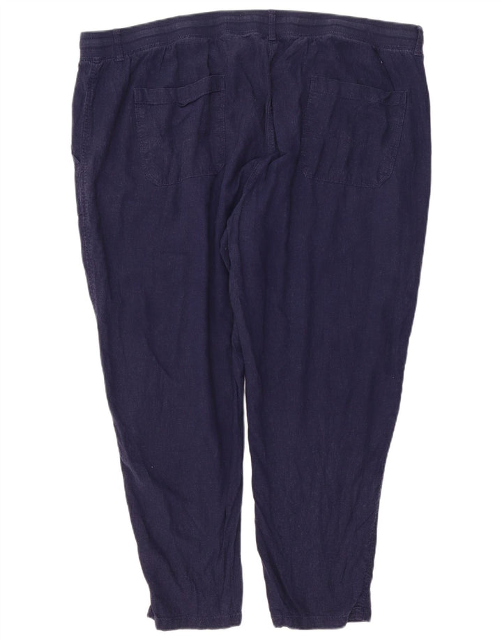 Marks & Spencer Slim Chino-bukser til kvinder W46 L26 Marineblå
