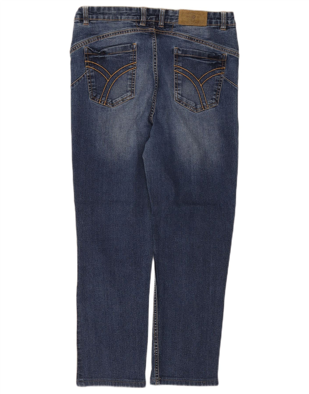 Dacks Dame Cropped Jeans EU 46 XL W34 L25 Blå Bomuld