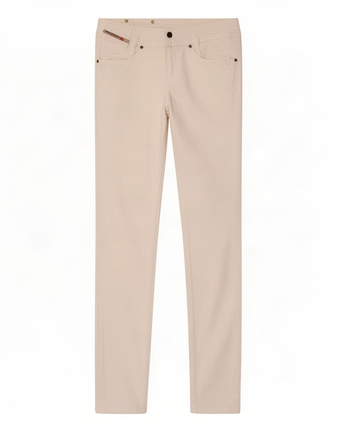 Diesel Dame Slim Jeans W28 L33 Hvid Bomuld
