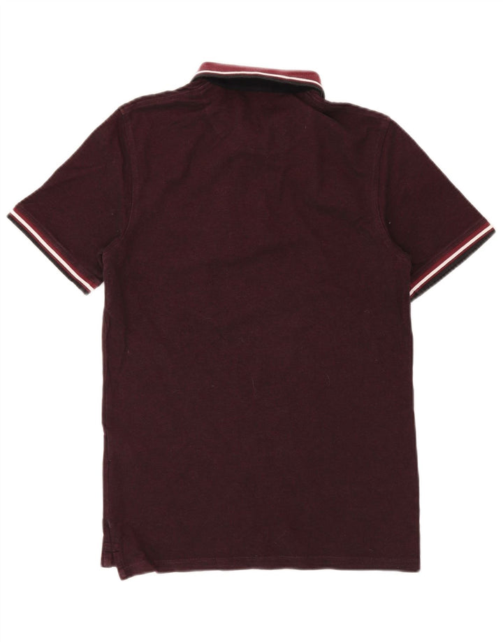 JACK & JONES Poloshirt til mænd Medium Bourgogne bomuld