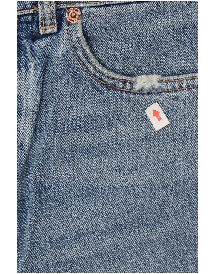 Zara Dame Denim Shorts EU 38 Small W28 Blue