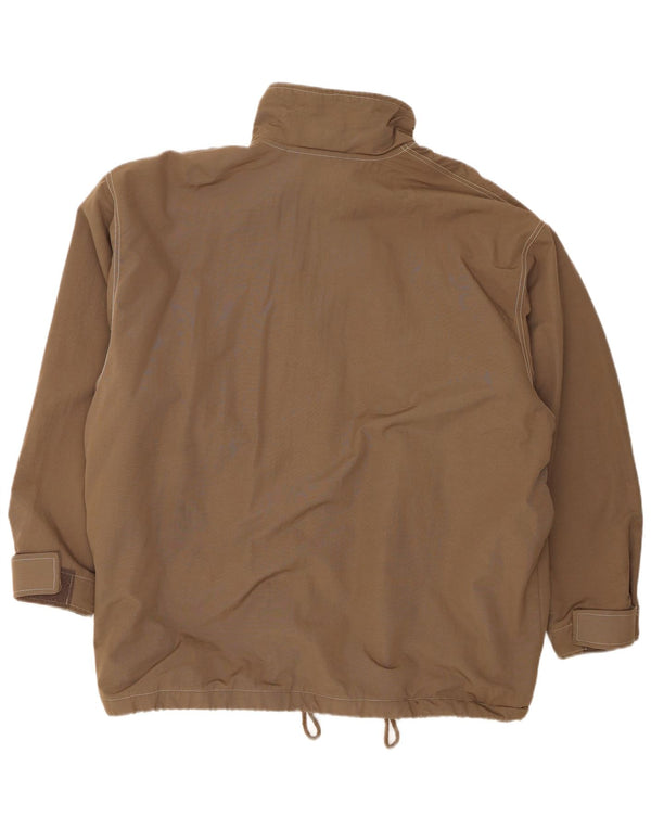Nike Herre Loose Fit Windbreaker Jacket UK 45/47 XL Brun Nylon
