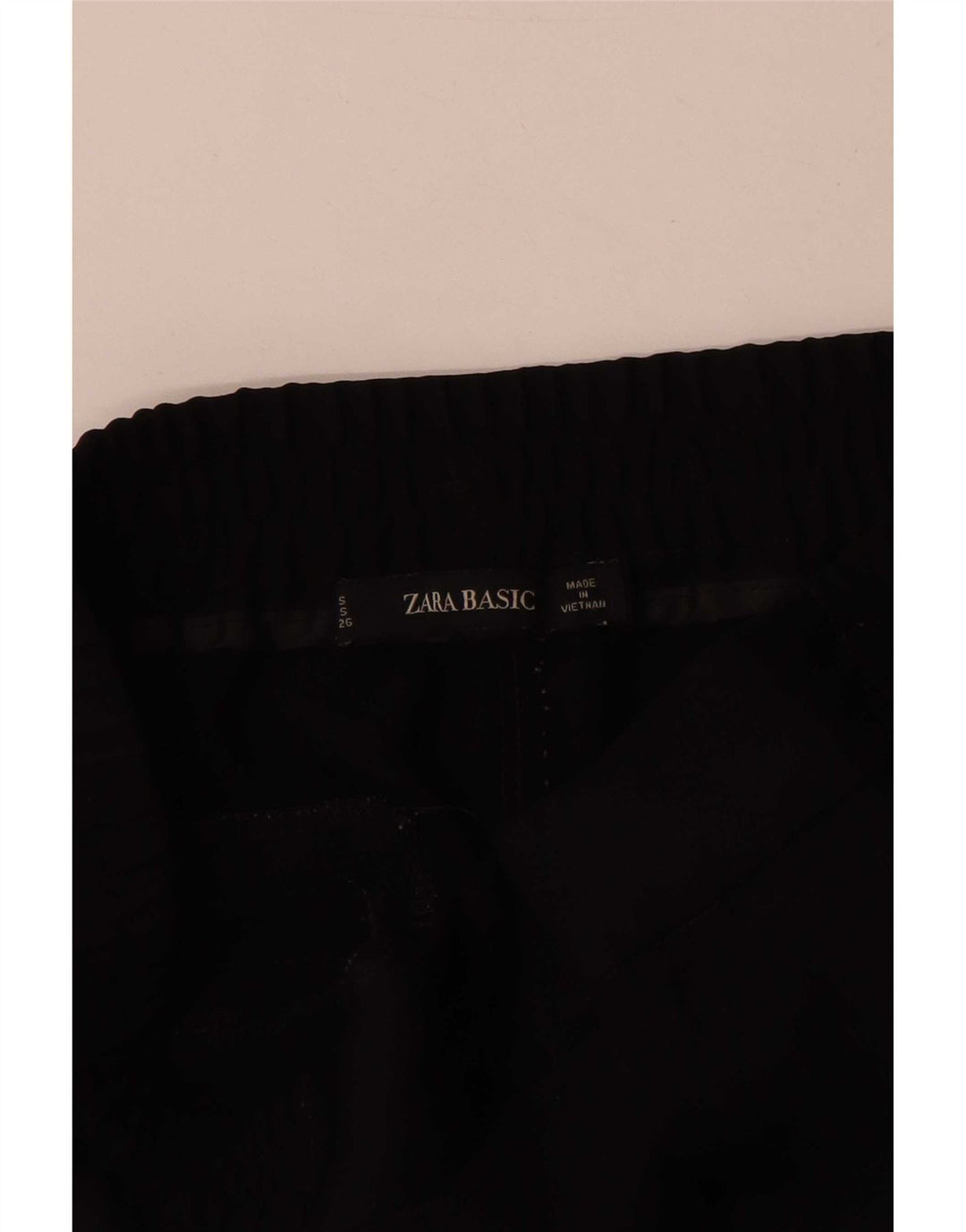 Zara Damebukser med brede ben Small W26 L30 Sort Colourblock Polyester