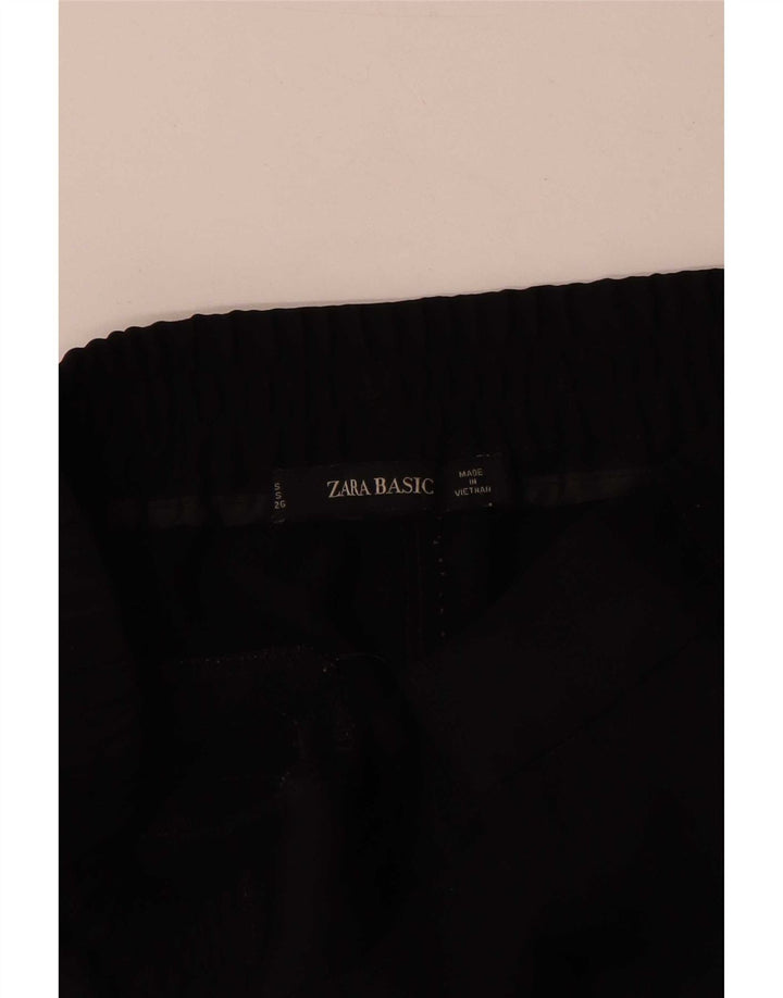 Zara Damebukser med brede ben Small W26 L30 Sort Colourblock Polyester