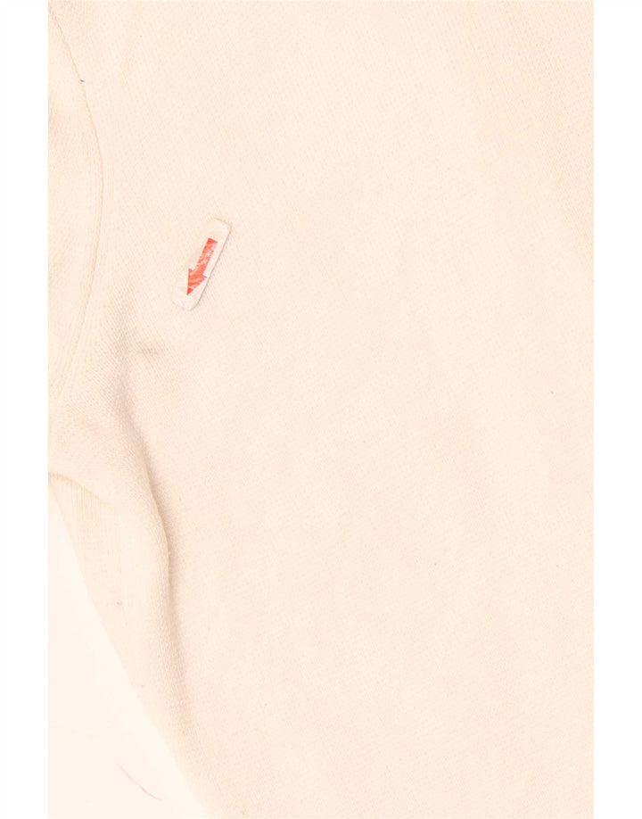 Marks & Spencer Womens Open Cardigan Sweater UK 14 Medium Beige Polyamid