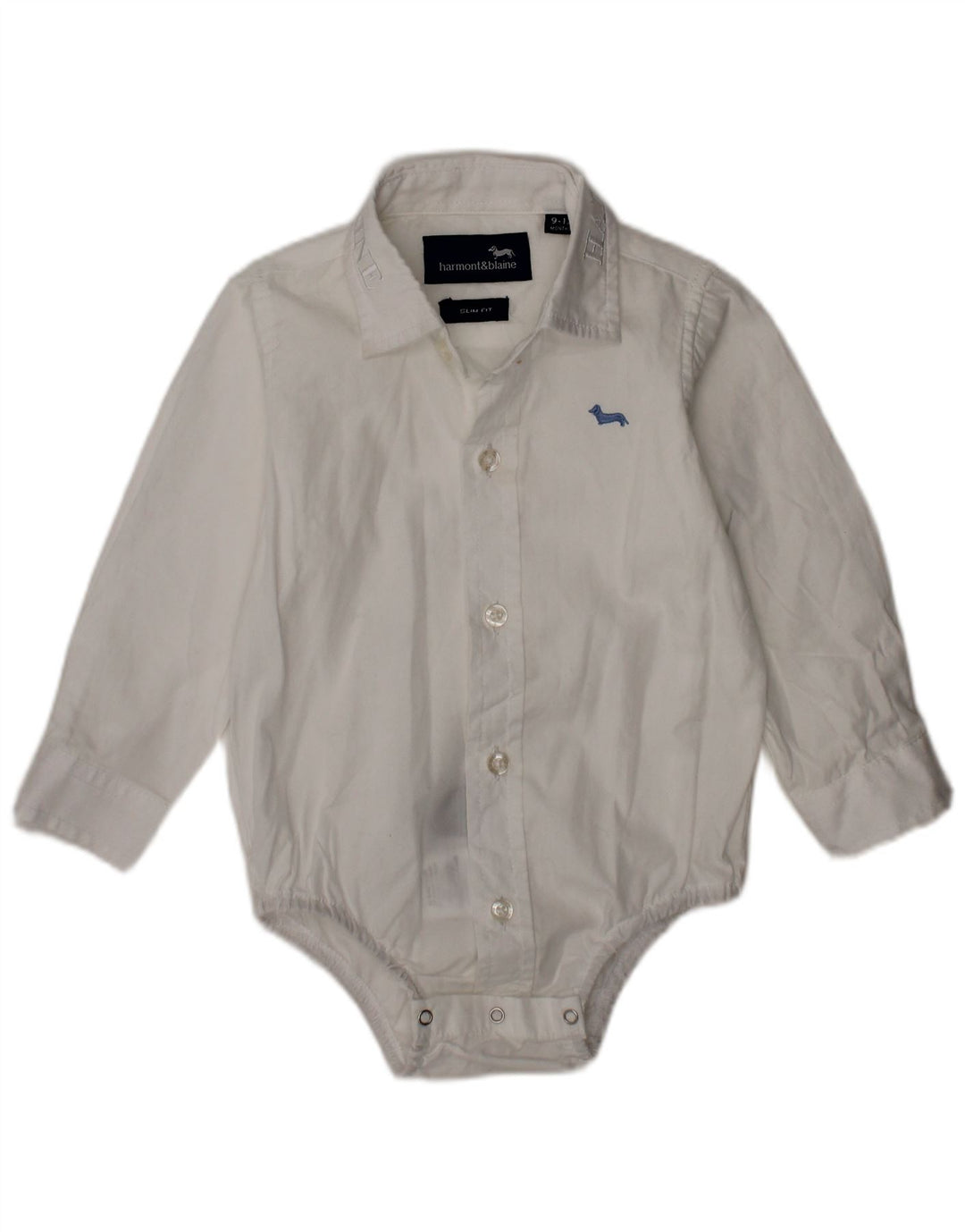 HARMONT & BLAINE Baby Boys Slim Fit Bodysuit 9-12 Months White
