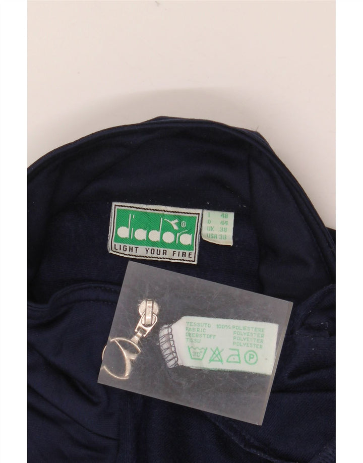 DIADORA Træningsdragt til mænd Topjakke UK 38 Medium Navy Blue Colourblock