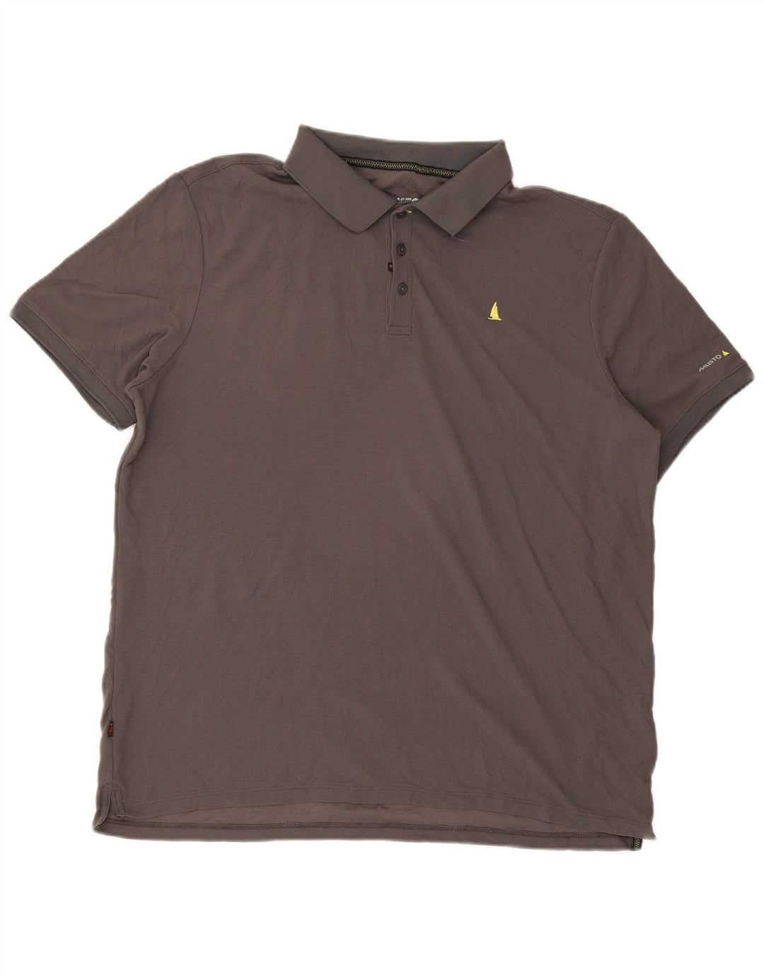 MUSTO Poloskjorte til mænd XL Grå polyamid