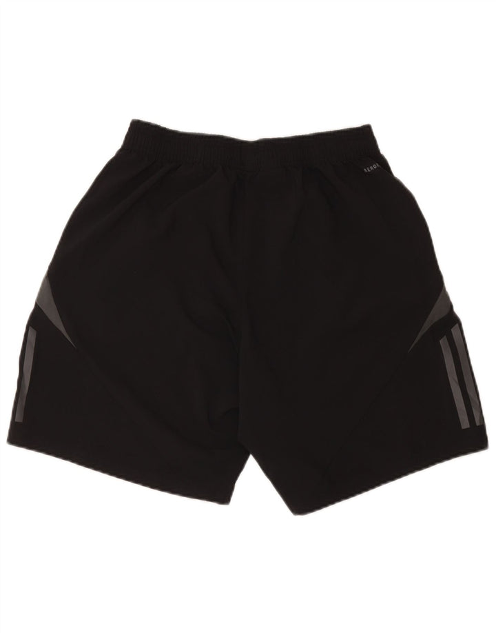 Adidas Herre grafiske sportsshorts Medium Sort Colourblock Polyester