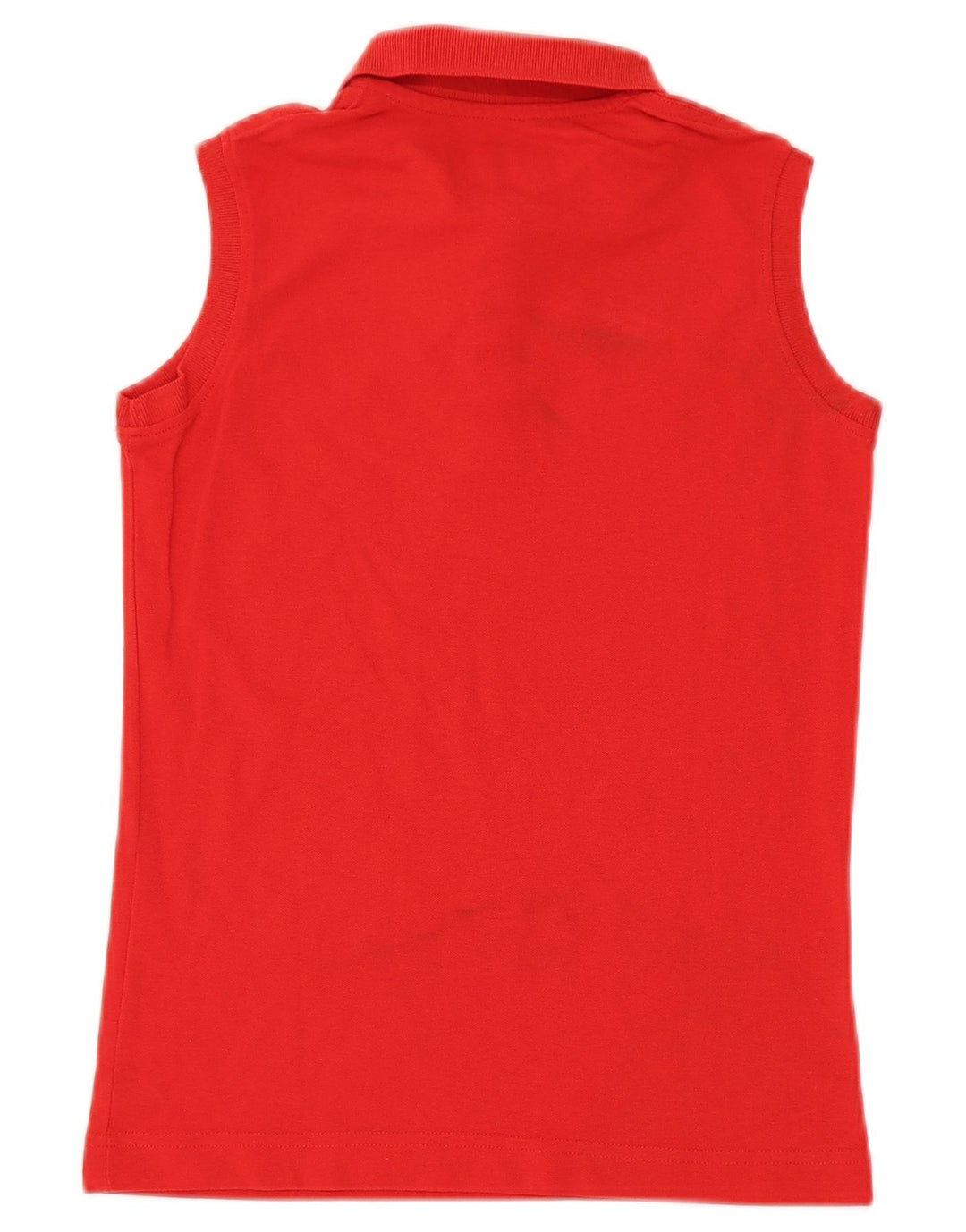 Kappa Dame Ærmeløs Polo Shirt UK 10 Lille Rød