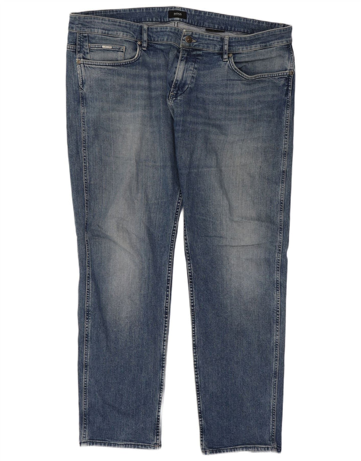 Hugo Boss Herre Slim Jeans W40 L32 Blå Bomuld