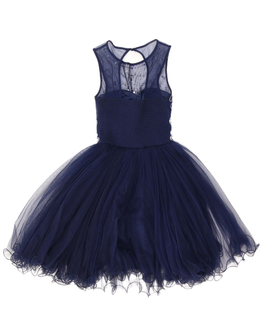 Quiz Dame Ærmeløs Tutu Kjole UK 4 XS Navy Blue