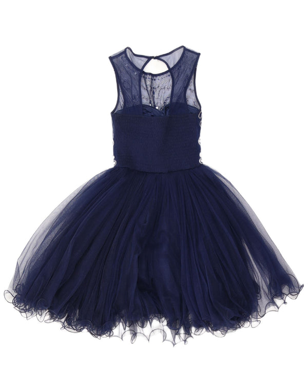 Quiz Dame Ærmeløs Tutu Kjole UK 4 XS Navy Blue