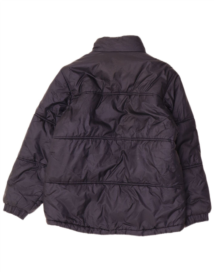 REEBOK drenge Loose Fit polstret jakke 11-12 år marineblå nylon