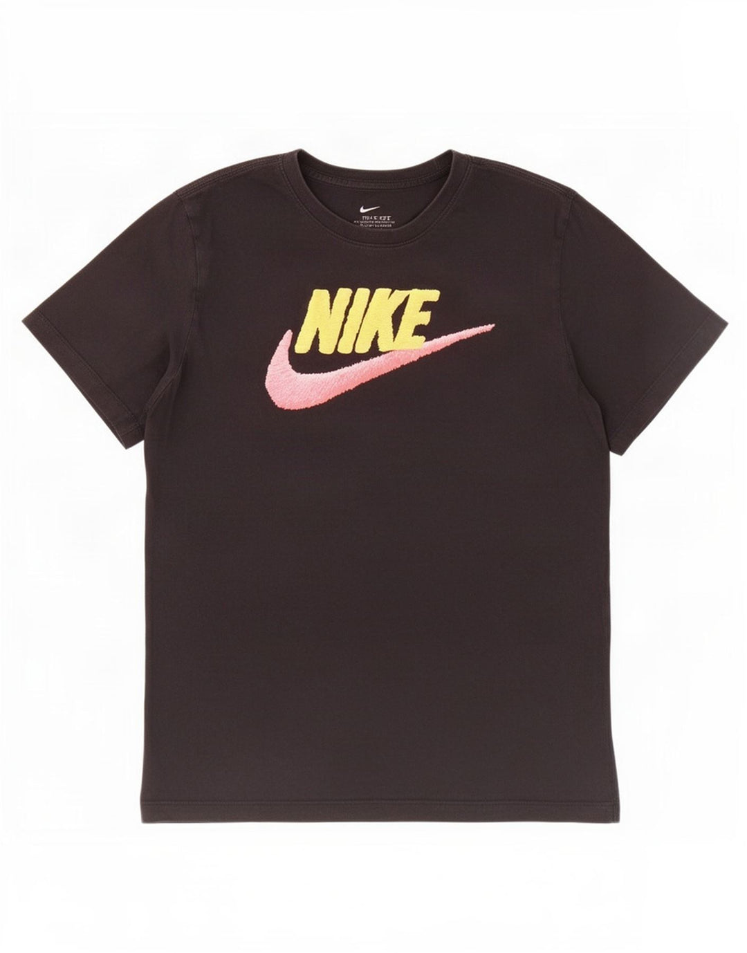 Nike Herre grafisk T-shirt Top Medium Sort Bomuld