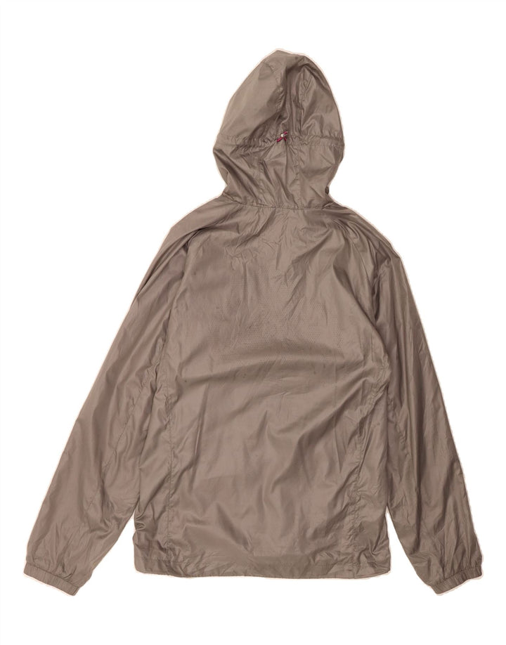 ADIDAS Mens Hooded Rain Jacket UK 36 Small Grey Polyester Vintage Adidas and Second-Hand Adidas from Messina Hembry 