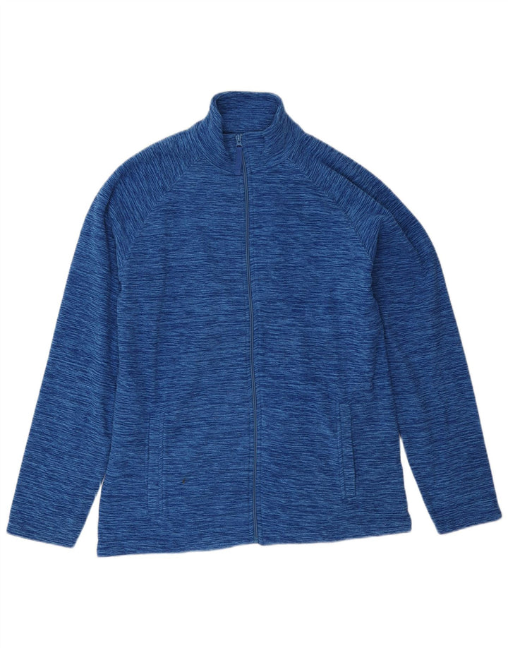 Mountain Warehouse Fleecejakke til mænd UK 38 Medium Blue Flecked Polyester