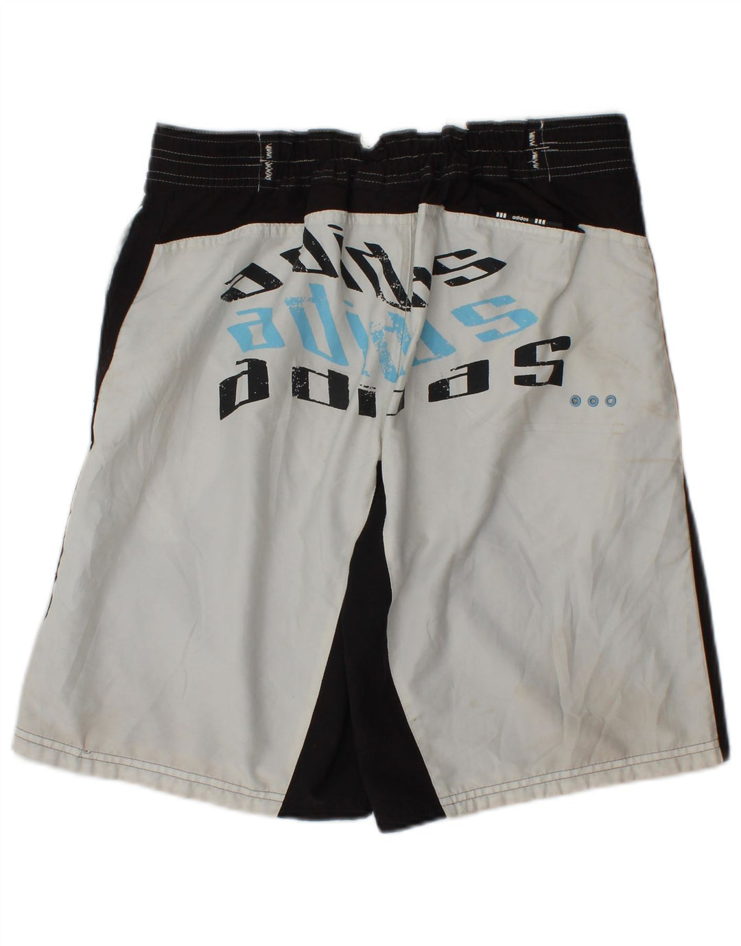 Adidas Grafiske svømmeshorts til mænd Medium Sort Colourblock Polyester
